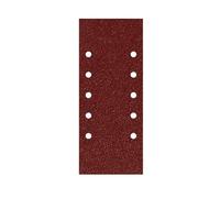 WOLFPACK LINEA PROFESIONAL Lija Recambio Con Velcro 115x280 mm. con Agujeros Grano 40 (10 Piezas)