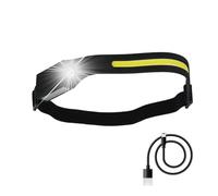 WOLFPACK LINEA PROFESIONAL Linterna Led Frontal Cabeza Ajustable 350 Lumenes 4 Modos, Cinta Ajustable, Bateria Recargable Con Sensor Movimiento