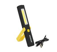 WOLFPACK LINEA PROFESIONAL Linterna LED Multifunción Tipo Boligrafo Recargable (900 mAh) 200 Lumenes Con Iman, Gancho y Soporte Ajustable.