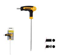 WOLFPACK LINEA PROFESIONAL Llave Allen Con Bola Mango Forma T 5,0 mm. Con Colgador