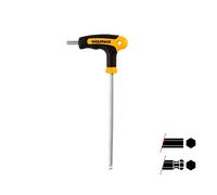WOLFPACK LINEA PROFESIONAL - Llave Allen Con Bola Mango Bimaterial "Soft Touch" Forma T 6,0 mm. Acero Cromo Vanadio, Destornillador allen, llave hexagonal