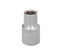 WOLFPACK LINEA PROFESIONAL Llave Vaso 1/2" Hexagonal 11 mm. Perfil de 6 caras. Acero Cromo Vanadio, Aristas Redondas