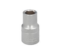 WOLFPACK LINEA PROFESIONAL Llave Vaso 1/2" Hexagonal 13 mm. Perfil de 6 caras. Acero Cromo Vanadio, Aristas Redondas