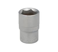 WOLFPACK LINEA PROFESIONAL Llave Vaso 1/2" Hexagonal 19 mm. Perfil de 6 caras. Acero Cromo Vanadio, Aristas Redondas