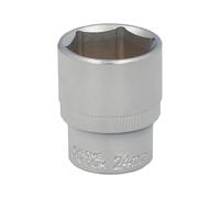 Wolfpack linea profesional llave vaso 1/2' hexagonal 24 mm. perfil de