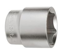 WOLFPACK LINEA PROFESIONAL Llave Vaso 1/2" Hexagonal 24 mm. Perfil de 6 caras. Acero Cromo Vanadio, Aristas Redondas