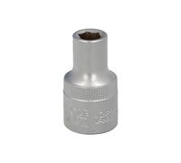 WOLFPACK LINEA PROFESIONAL Llave Vaso 1/2" Hexagonal 8 mm. Perfil de 6 caras. Acero Cromo Vanadio, Aristas Redondas