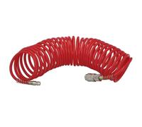 WOLFPACK LINEA PROFESIONAL Manguera Espiral Aire Comprimido 15 Metros Adaptador Rápido.