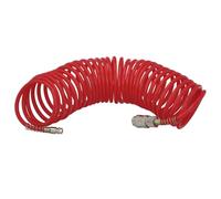 WOLFPACK LINEA PROFESIONAL Manguera Espiral Aire Comprimido 15 Metros Adaptador Rápido.
