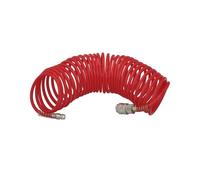 WOLFPACK LINEA PROFESIONAL Manguera Espiral Aire Comprimido 7,5 metros Adaptador Rápido