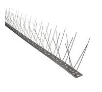 WOLFPACK LINEA PROFESIONAL MAURER 05120225 Anti Palomas 1 Metro Inoxidable Doble 80 Pinchos Plus, Multicolor, único