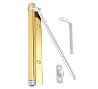 WOLFPACK LINEA PROFESIONAL - Muelle Puerta Aluminio Anodizado Dorado (Blister 1 Pieza)