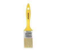 WOLFPACK LINEA PROFESIONAL Paletina Profesional Cerda Blanca Ancho 40 mm. Cerdas Naturales Mango Plastico Ergonomico, Brocha Pintor, Pincel Pintura