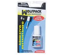 WOLFPACK LINEA PROFESIONAL - Pegamento Ciano Acrilato 8 Gramos Con Pincel