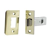 WOLFPACK LINEA PROFESIONAL - Picaporte Canto Cuadrado 35 mm. Hierro Latonado