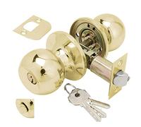 WOLFPACK LINEA PROFESIONAL Pomo Puerta Wolfpack Con Llave Con Condena Latonado Para Entrada