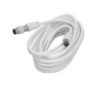 WOLFPACK LINEA PROFESIONAL Prolongacion Tv - Video. 5 metros Toma 9,5 mm. Con Adaptador Macho Hembra
