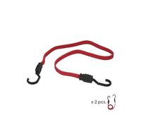 WOLFPACK LINEA PROFESIONAL Pulpo De Goma Plano Reforzado 1,0 Metro (2 Unidades) 100% Latex, Capacidad Amarre 200 Newtons Gomas Elasticas, Cuerda Elastica,