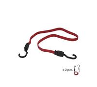 WOLFPACK LINEA PROFESIONAL Pulpo De Goma Plano Reforzado 1,5 Metro (2 Unidades) 100% Latex, Capacidad Amarre 200 Newtons Gomas Elasticas, Cuerda Elastica,