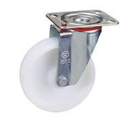 Rueda Industrial Nylon Placa 80 mm.