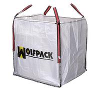 WOLFPACK LINEA PROFESIONAL - Saco Obra Big Bag Rafia 90x90x90cm. Carga máxima seg. 1.000Kg.