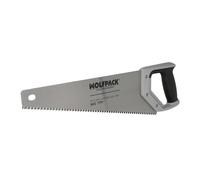 WOLFPACK LINEA PROFESIONAL Serrucho Carpintero Bimaterial 400 mm. / 16" Acero SK5 Triple Afilado Sierra Carpintero, Serrucho Carpinteria, Sierra Costilla