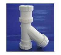 WOLFPACK LINEA PROFESIONAL - Sifon en Y, T-8 1 1/2 Ø40 para Tubos Lisos