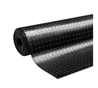 WOLFPACK LINEA PROFESIONAL Suelo Goma Circulos 1,20x10 Metros 3 mm. de Grosor Color Negro