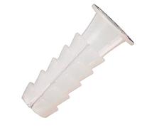 WOLFPACK LINEA PROFESIONAL - Taco Plástico Blanco 7 mm. (25 unidades)