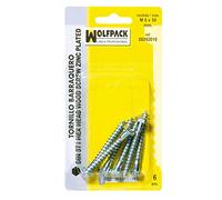 WOLFPACK LINEA PROFESIONAL Tirafondo Barraquero DIN571 8 x 80 mm