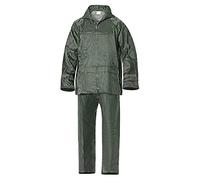WOLFPACK LINEA PROFESIONAL Traje de Agua Impermeable Verde Nylon Talla 8-XL
