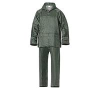 WOLFPACK LINEA PROFESIONAL - Traje de Agua Impermeable Verde Nylon Talla 9-XXL