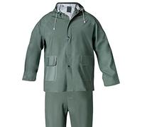 WOLFPACK LINEA PROFESIONAL Traje de Agua Impermeable Verde Pvc Talla 7-L