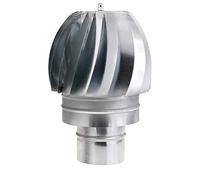 WOLFPACK LINEA PROFESIONAL - Sombrero Extractor Galvanizado para Estufa, Chimenea, Extracción de Humos, Para tubo Ø 100 mm.