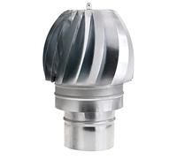Wolfpack Sombrero Extractor Galvanizado para Estufa, Chimenea, Extracción de Humos, Para tubo Ø 110 mm.