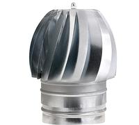 Wolfpack Sombrero Extractor Galvanizado para Estufa, Chimenea, Extracción de Humos, Para tubo Ø 200 mm.
