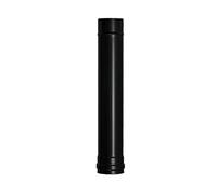 WOLFPACK LINEA PROFESIONAL 22013020 Wolfpack Tubo Acero Negro Longitud Estufas de Leña, Chimenea, Alta resistencia, Vitrificado Pellet, Ø 80 mm. 50 cm