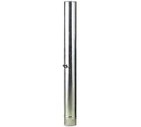 Wolfpack tubo estufa acero galvanizado Ø 110 mm, ideal estufas de le?