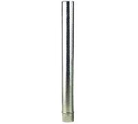 Wolfpack Tubo Estufa Acero Galvanizado Ø 130 mm, Ideal Estufas de Leña, Chimenea, Alta resistencia, Conducto Humos