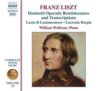 Wolfram,William - Franz Liszt : intégrale de l'oeuvre pour piano Vol. 27