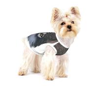 Wolf's Head - Chaleco de algodón para perros pequeños, transpirable, ajustable, para perros pequeños, gatos, ropa de verano para cachorros