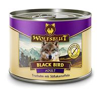 Wolfsblut Alimento para Perros Adultos Black Bird - 200 g (Paquete de 6)