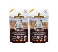 WOLFSBLUT VetLine Care Snack GASTROINTESTINAL - 2 x 100 g | aperitivos suaves para perros sensibles | sin cereales y sin aditivos | fácil de digerir con pato y electrolitos
