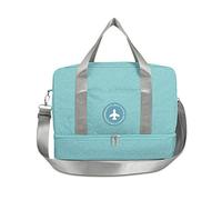 WolFum Bolsa de viaje para deportes, baile, hombro, bolsa de fin de semana, impermeable, bolsa ligera para hombres y mujeres, deportes, gimnasio, vacaciones, natación, entrenamiento, senderismo,