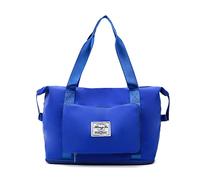WolFum Bolso de viaje expandible para fin de semana, bolsas de mano plegables para mujeres y hombres, bolsa de lona deportiva, bolsas de gimnasio, hospital, bolsa de hombro con funda de equipaje y