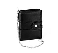 WolFum Cartera antirrobo RFID para hombre con hebilla de cuero retro de cuero vacuno para hombre (color: D, tamaño: como se muestra en la imagen), f, As shown in the picture