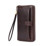 WolFum Cartera de mano de negocios para hombre, cartera larga para teléfono (color: A, tamaño: talla única), a, Talla única