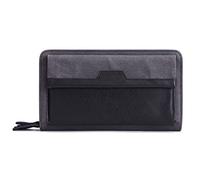 WolFum Cartera de mano para hombre con cremallera para hombre, bolsa larga de cuero para hombre, bolsa de mano (color: embrague café), Bolso de mano para café