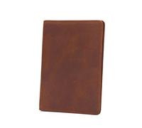 WolFum Cartera delgada para hombre - Cuero genuino casual delgado con capacidad extra (Color: Argento), d