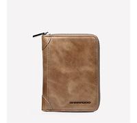 WolFum Cartera para llaves, tarjetero, licencia de conducir, billetera de cuero con cremallera corta para hombre (color: argento, tamaño: 10,6 x 13,6 x 3,5 cm), d, 10.6*13.6*3.5cm